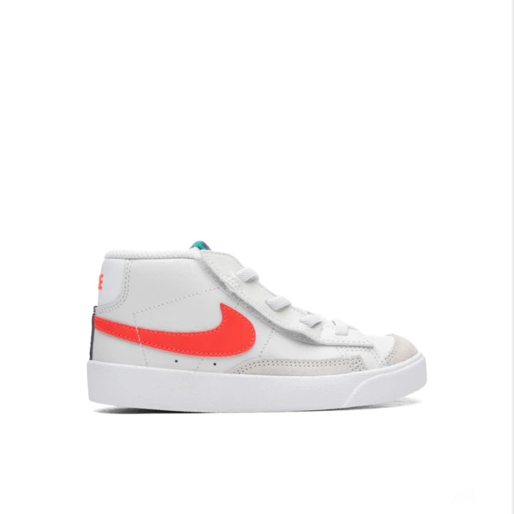 Nike Kids White and Orange Sneakers